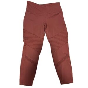 Old Navy Active Burnt Orange Legging with Mesh